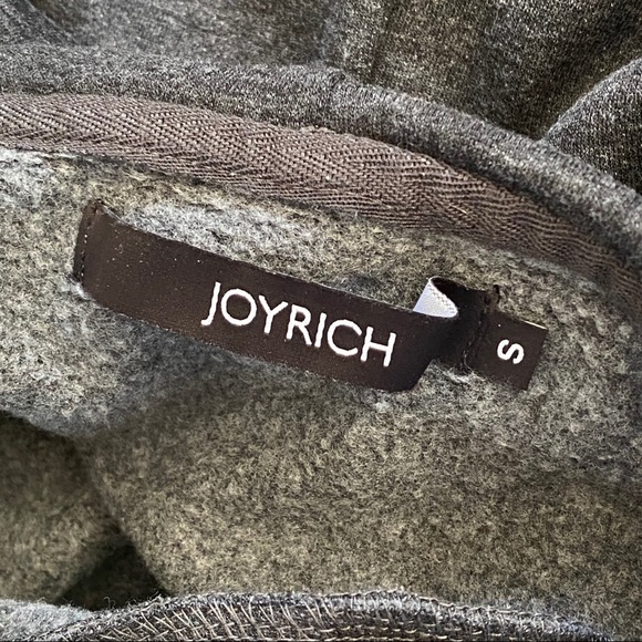 Joyrich gray orange cut off hoodie sleeveless sweater sweatshirt - Picture 6 of 8